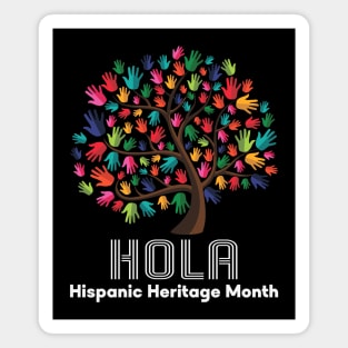 Hola Hispanic Heritage Month Magnet